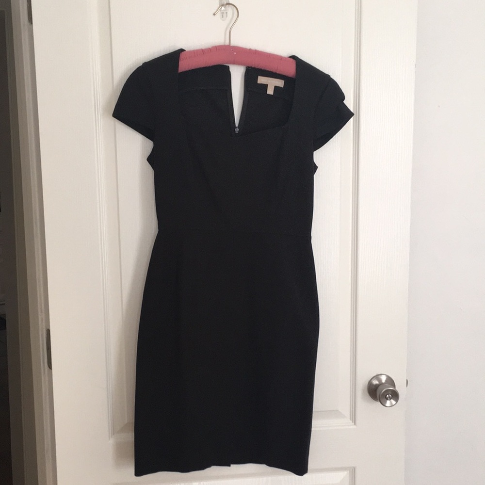 Sloan black sheath dress